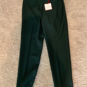 TALBOTS NWT Green Trousers Curvy Hampshire Ankle